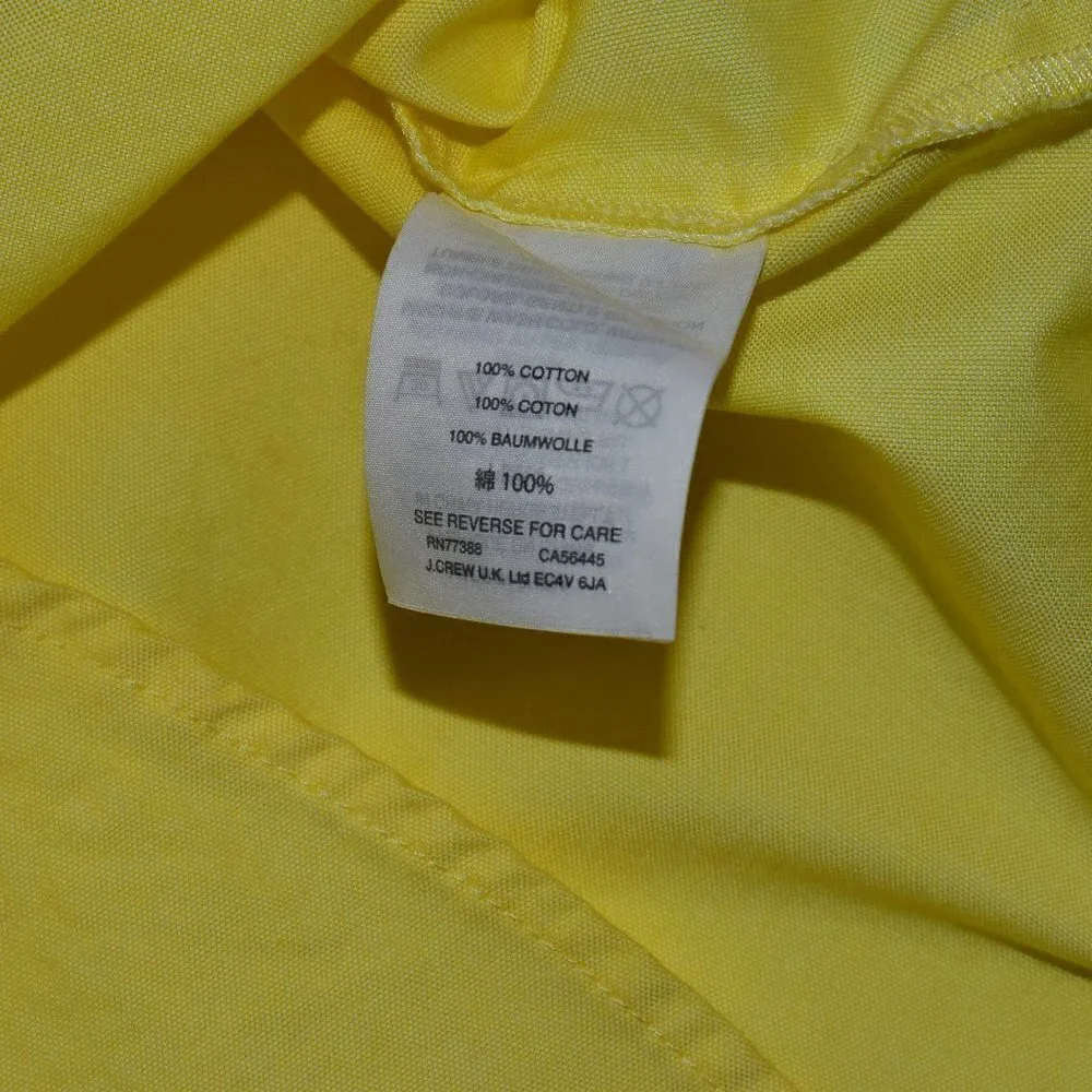 J. Crew Halter Neck Bow Tie Blouse Top Yellow Size 00
